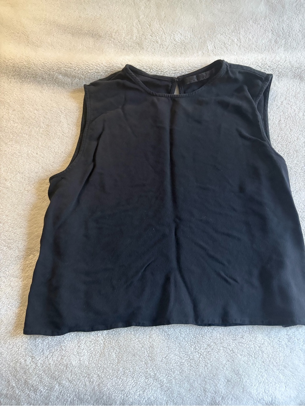Jenni Kayne Black Sleeveless Crewneck Tank Top